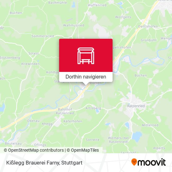 Kißlegg Brauerei Farny Karte