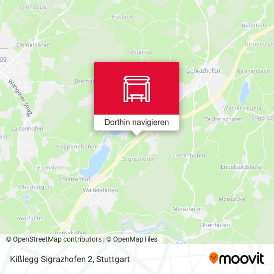 Kißlegg Sigrazhofen 2 Karte