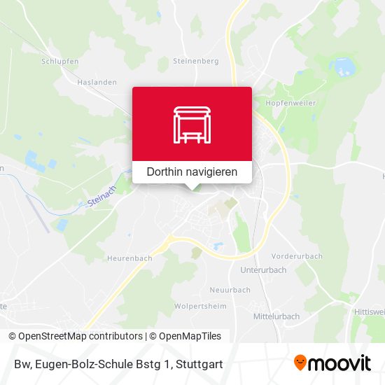 Bw, Eugen-Bolz-Schule Bstg 1 Karte