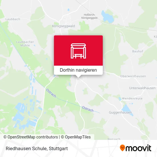 Riedhausen Schule Karte