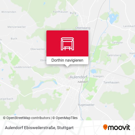 Aulendorf Ebisweilerstraße Karte