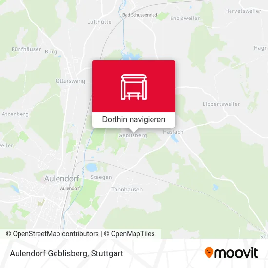 Aulendorf Geblisberg Karte