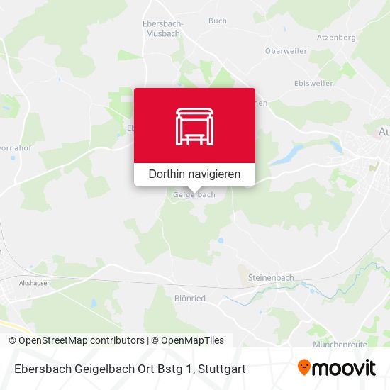 Ebersbach Geigelbach Ort Bstg 1 Karte