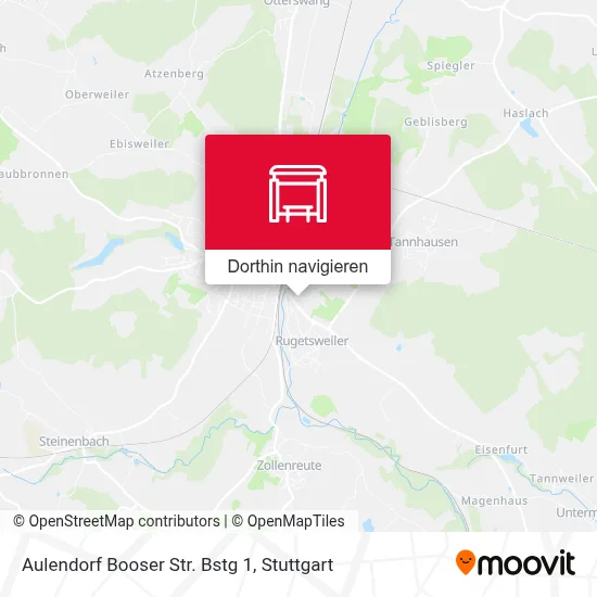 Aulendorf Booser Str. Bstg 1 Karte