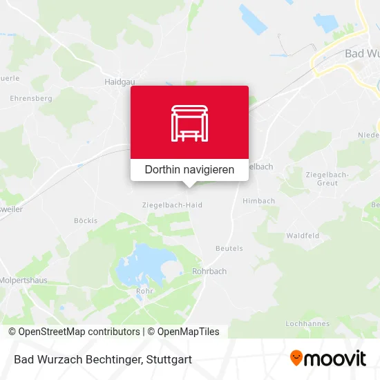 Bad Wurzach Bechtinger Karte
