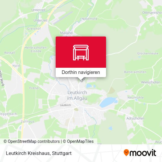 Leutkirch Kreishaus Karte
