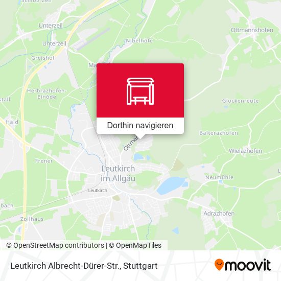 Leutkirch Albrecht-Dürer-Str. Karte