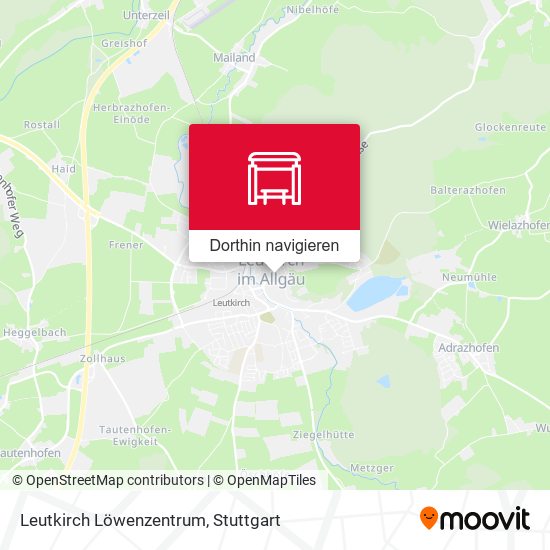 Leutkirch Löwenzentrum Karte