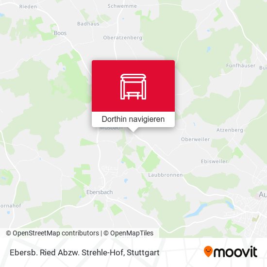 Ebersb. Ried Abzw. Strehle-Hof Karte