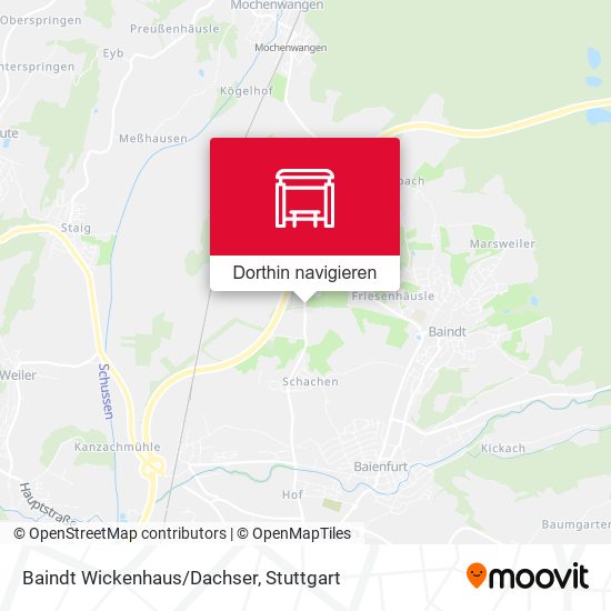 Baindt Wickenhaus/Dachser Karte