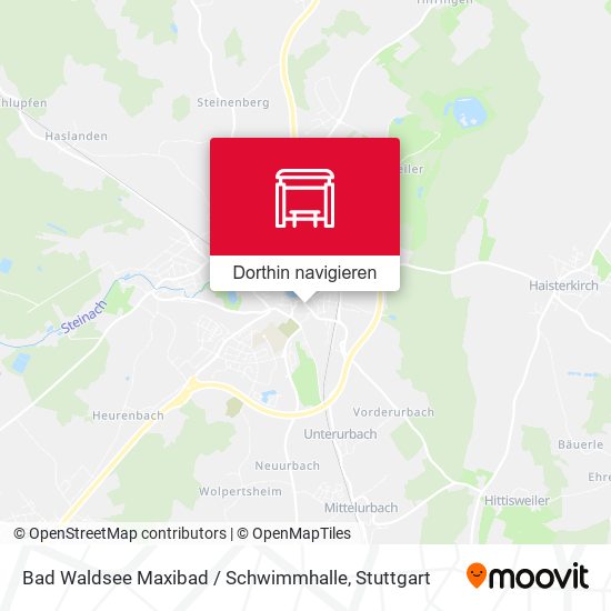 Bad Waldsee Maxibad / Schwimmhalle Karte