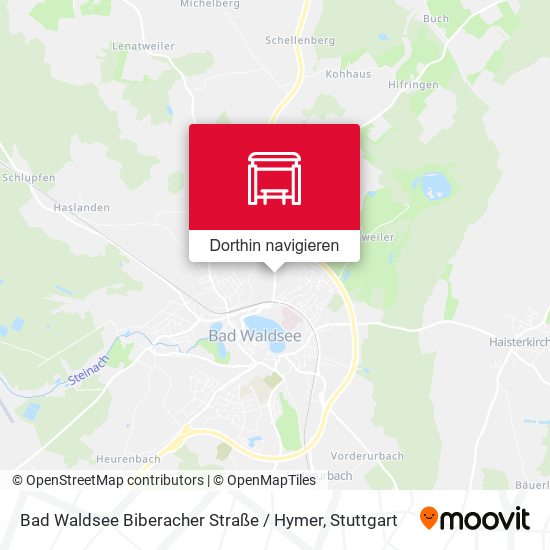 Bad Waldsee Biberacher Straße / Hymer Karte
