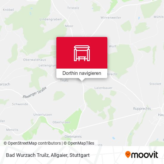 Bad Wurzach Truilz, Allgaier Karte