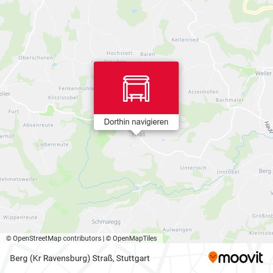 Berg (Kr Ravensburg) Straß Karte
