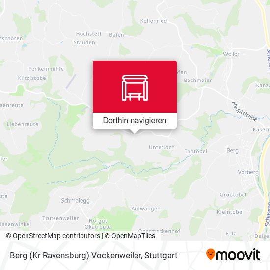 Berg (Kr Ravensburg) Vockenweiler Karte