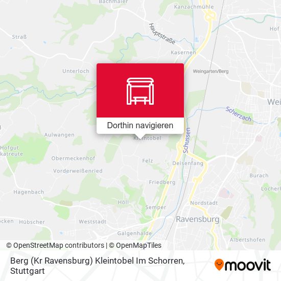 Berg (Kr Ravensburg) Kleintobel Im Schorren Karte