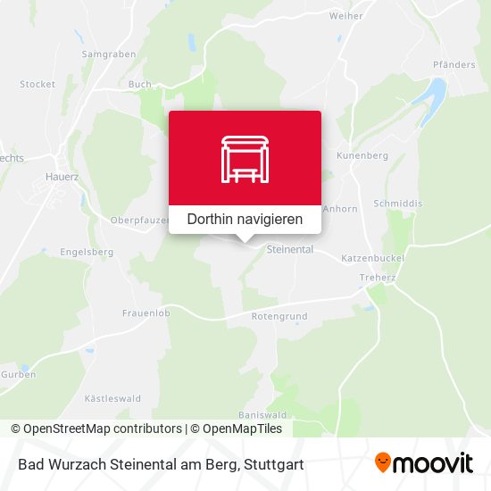 Bad Wurzach Steinental am Berg Karte