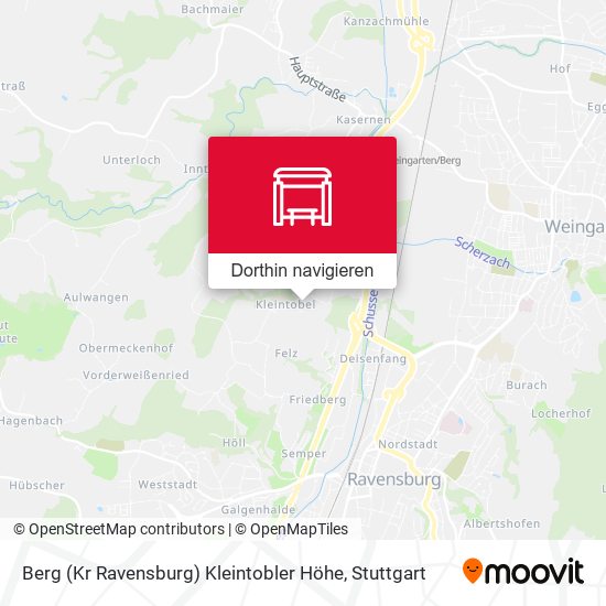 Berg (Kr Ravensburg) Kleintobler Höhe Karte