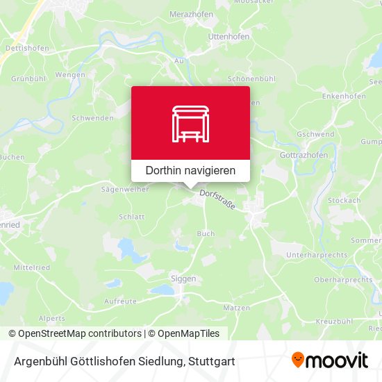Argenbühl Göttlishofen Siedlung Karte