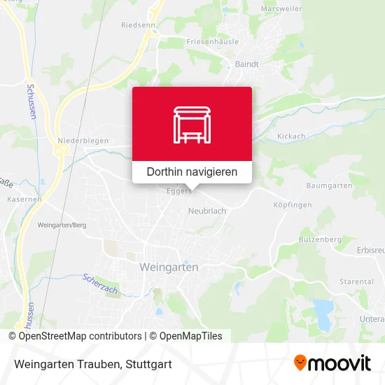 Weingarten Trauben Karte