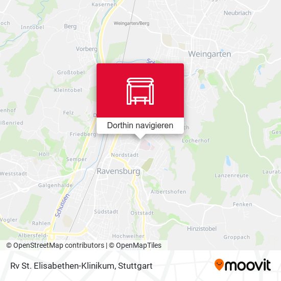 Rv St. Elisabethen-Klinikum Karte