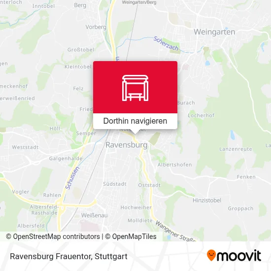 Ravensburg Frauentor Karte