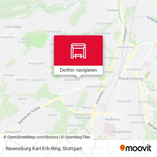 Ravensburg Karl-Erb-Ring Karte