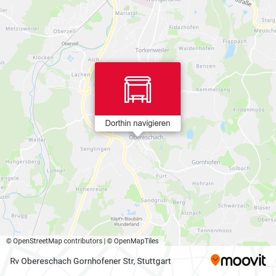 Rv Obereschach Gornhofener Str Karte