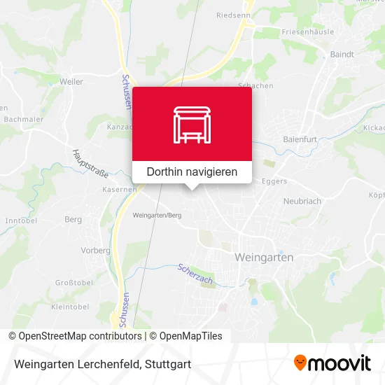 Weingarten Lerchenfeld Karte