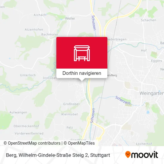 Berg, Wilhelm-Gindele-Straße Steig 2 Karte
