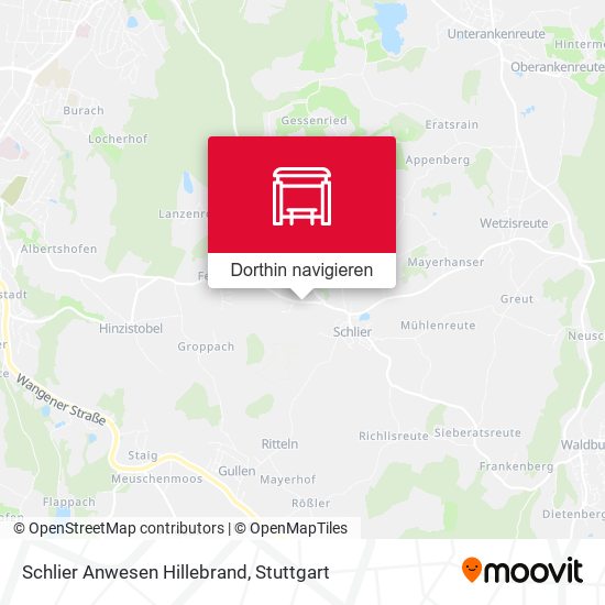 Schlier Anwesen Hillebrand Karte