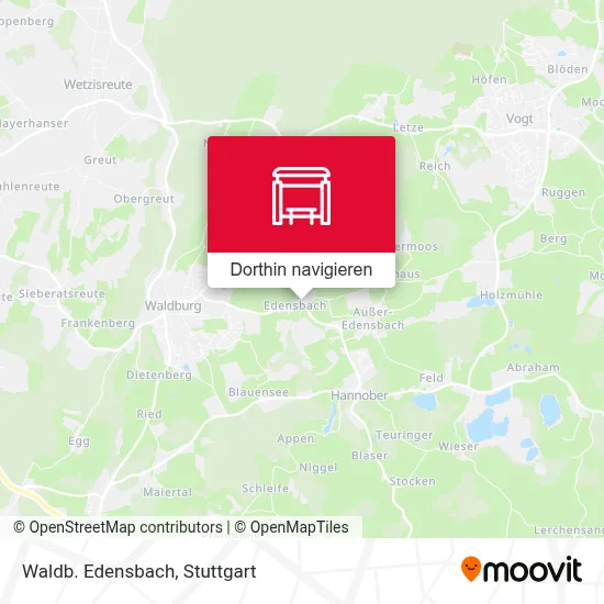 Waldb. Edensbach Karte