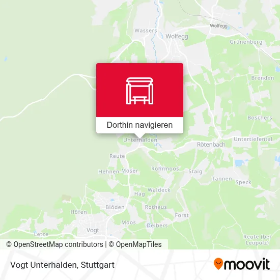 Vogt Unterhalden Karte