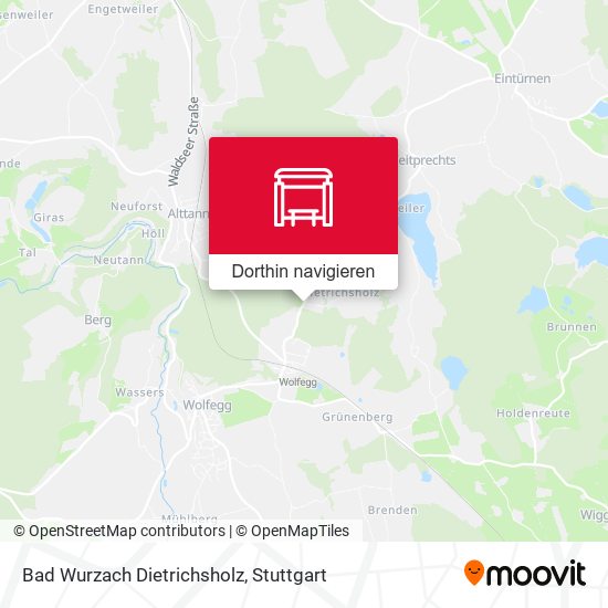 Bad Wurzach Dietrichsholz Karte