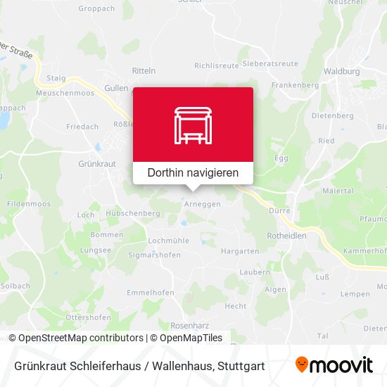 Grünkraut Schleiferhaus / Wallenhaus Karte