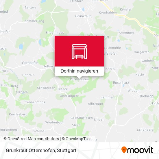 Grünkraut Ottershofen Karte