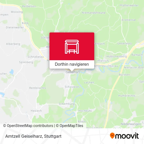 Amtzell Geiselharz Karte