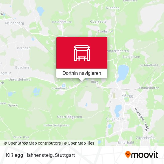 Kißlegg Hahnensteig Karte