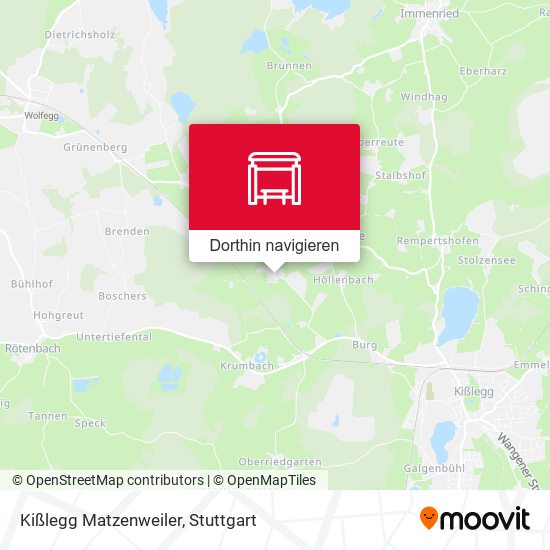Kißlegg Matzenweiler Karte