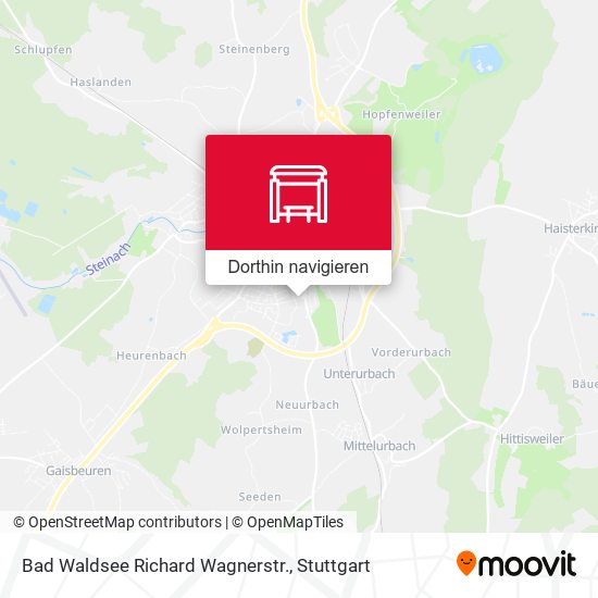 Bad Waldsee Richard Wagnerstr. Karte