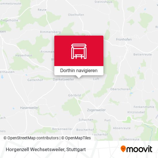Horgenzell Wechsetsweiler Karte