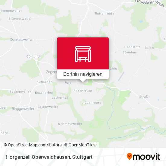 Horgenzell Oberwaldhausen Karte