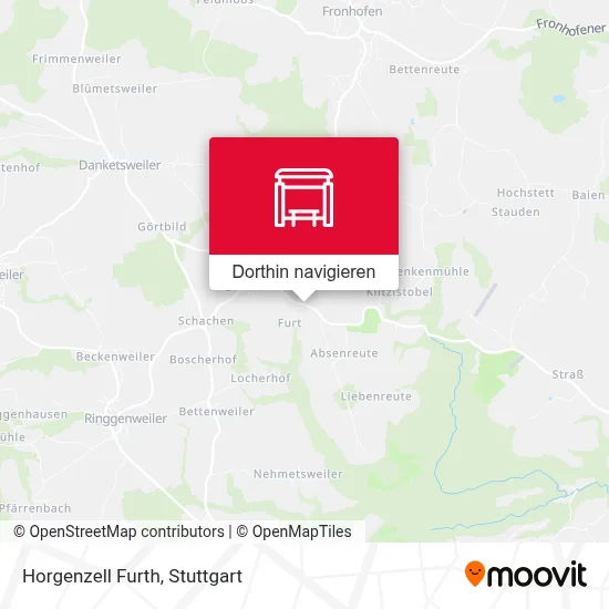 Horgenzell Furth Karte
