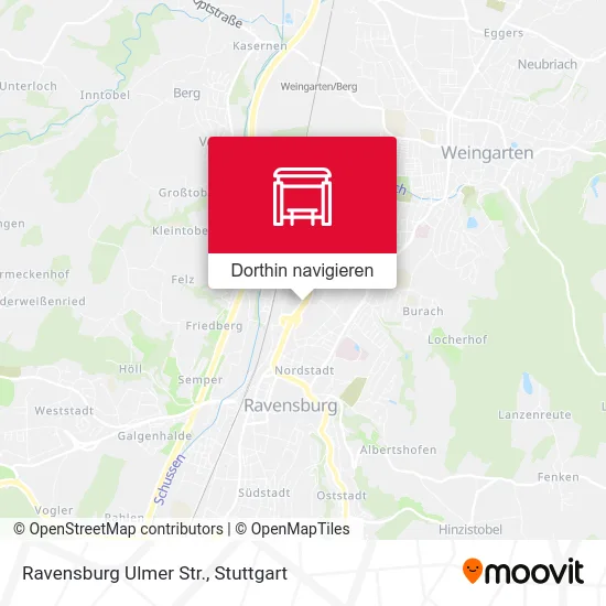 Ravensburg Ulmer Str. Karte