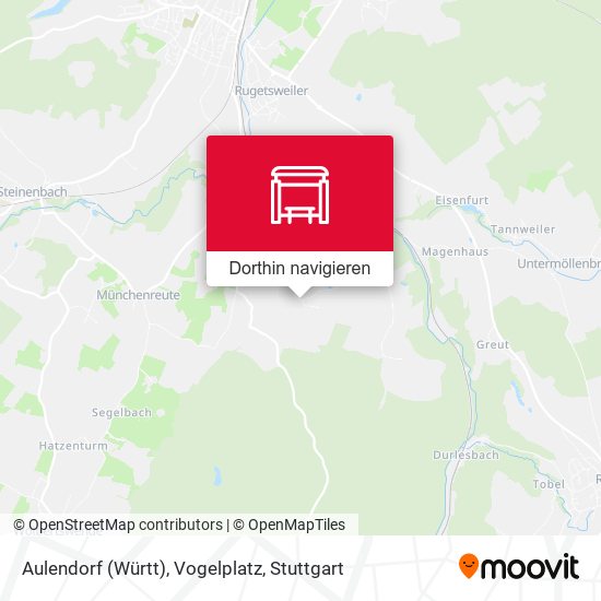 Aulendorf (Württ), Vogelplatz Karte