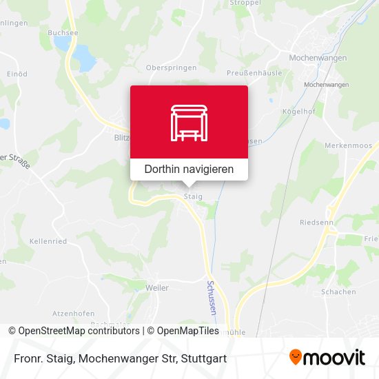 Fronr. Staig, Mochenwanger Str Karte
