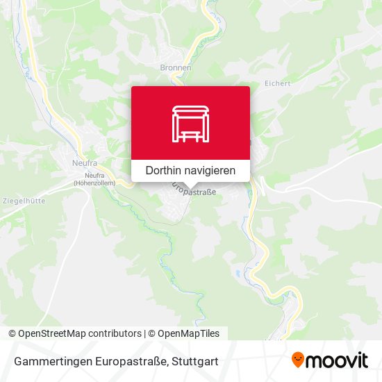 Gammertingen Europastraße Karte