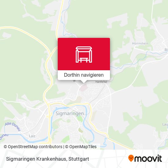 Sigmaringen Krankenhaus Karte