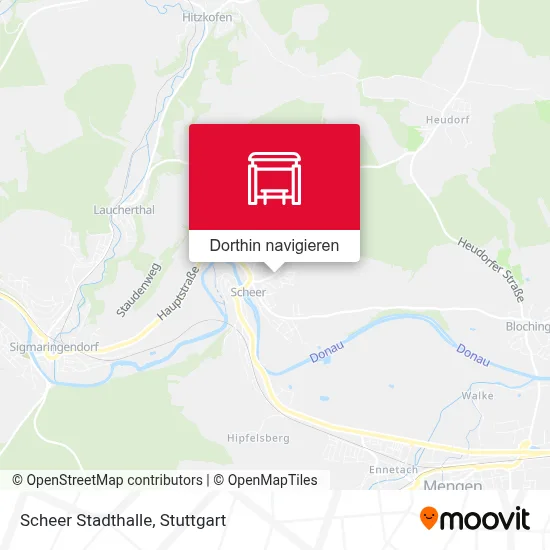 Scheer Stadthalle Karte