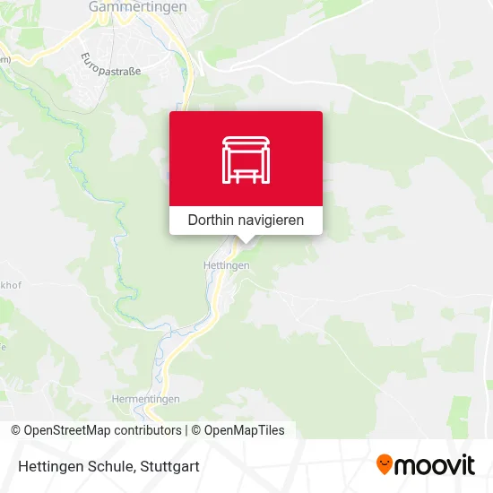 Hettingen Schule Karte